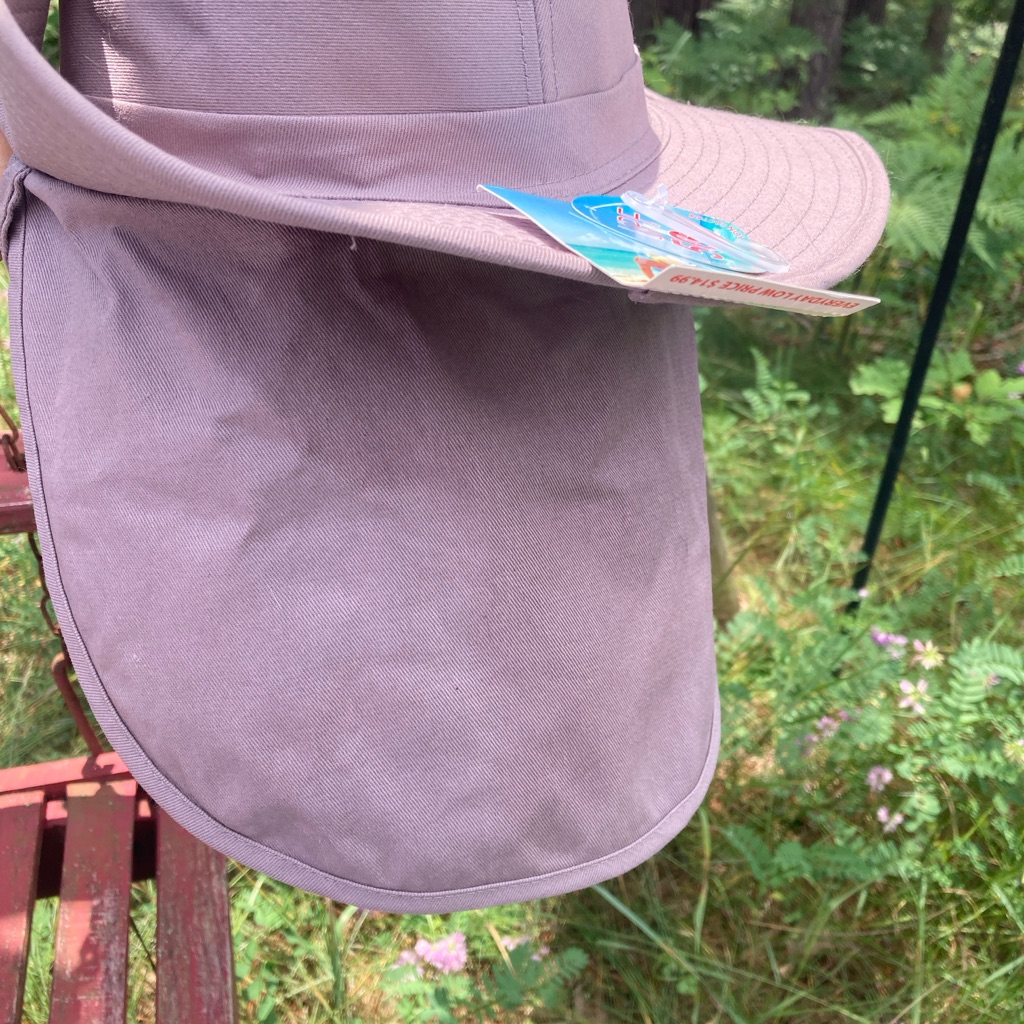 Hat Upf 50+ Rating Moda Goods Gray Purple Size Medium Large — image 7 of 8